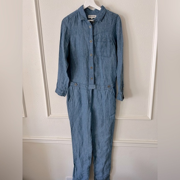 Madewell | Denim Coverall Jumpsuit | S - Picture 2 of 4